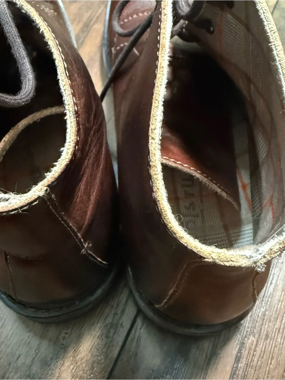 BedStu Hoover Brown Leather Chukka Boots size 10